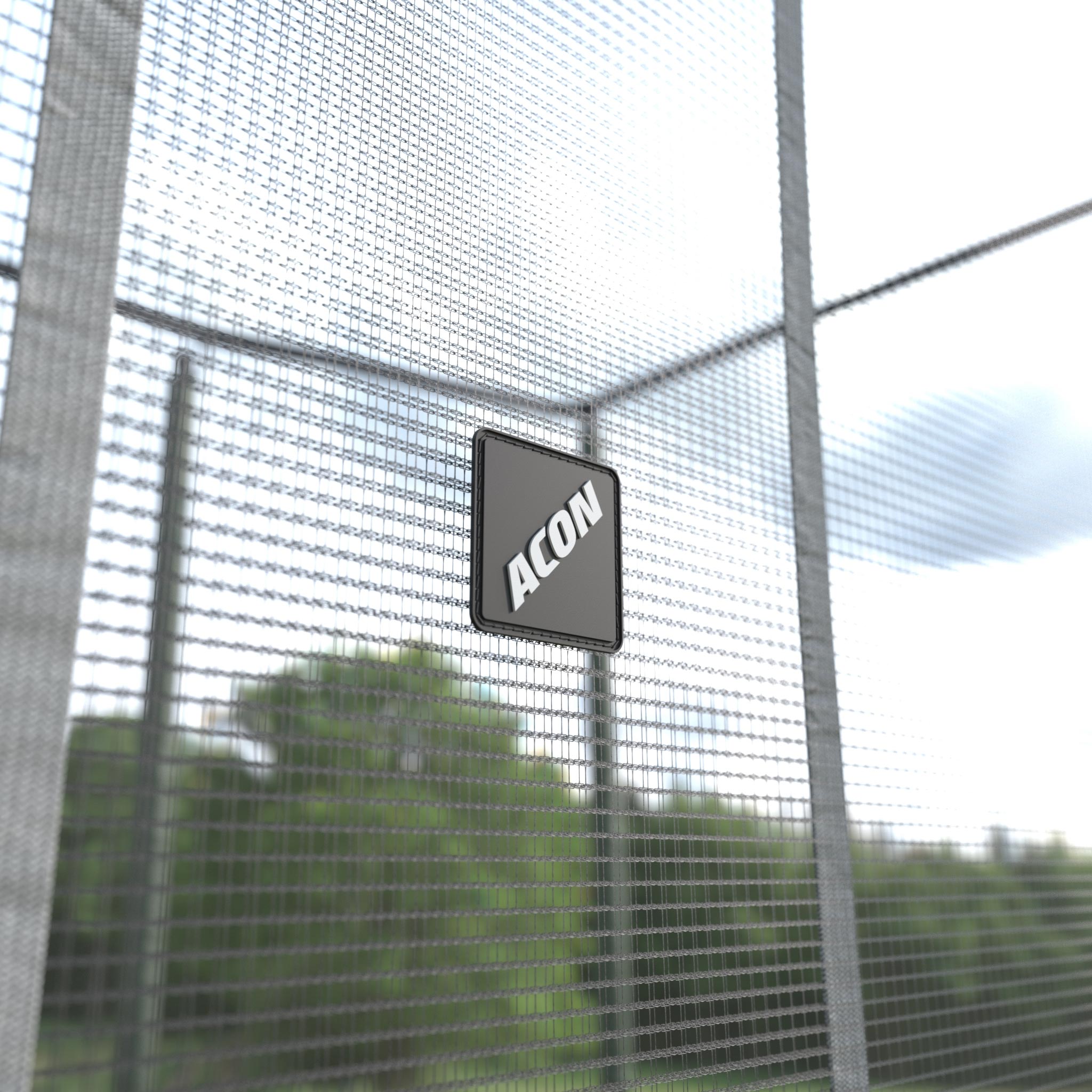Acon Trampoline safety enclosure detail
