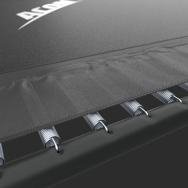 A detail of the spring skirt of the 13 HD Trampoline