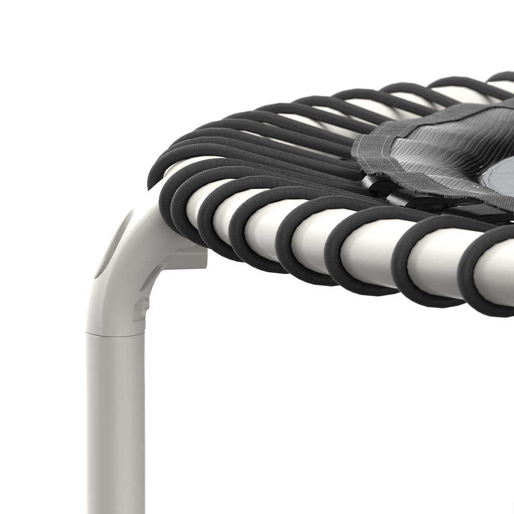 Detail of Acon FIT 44in White Round Trampoline.