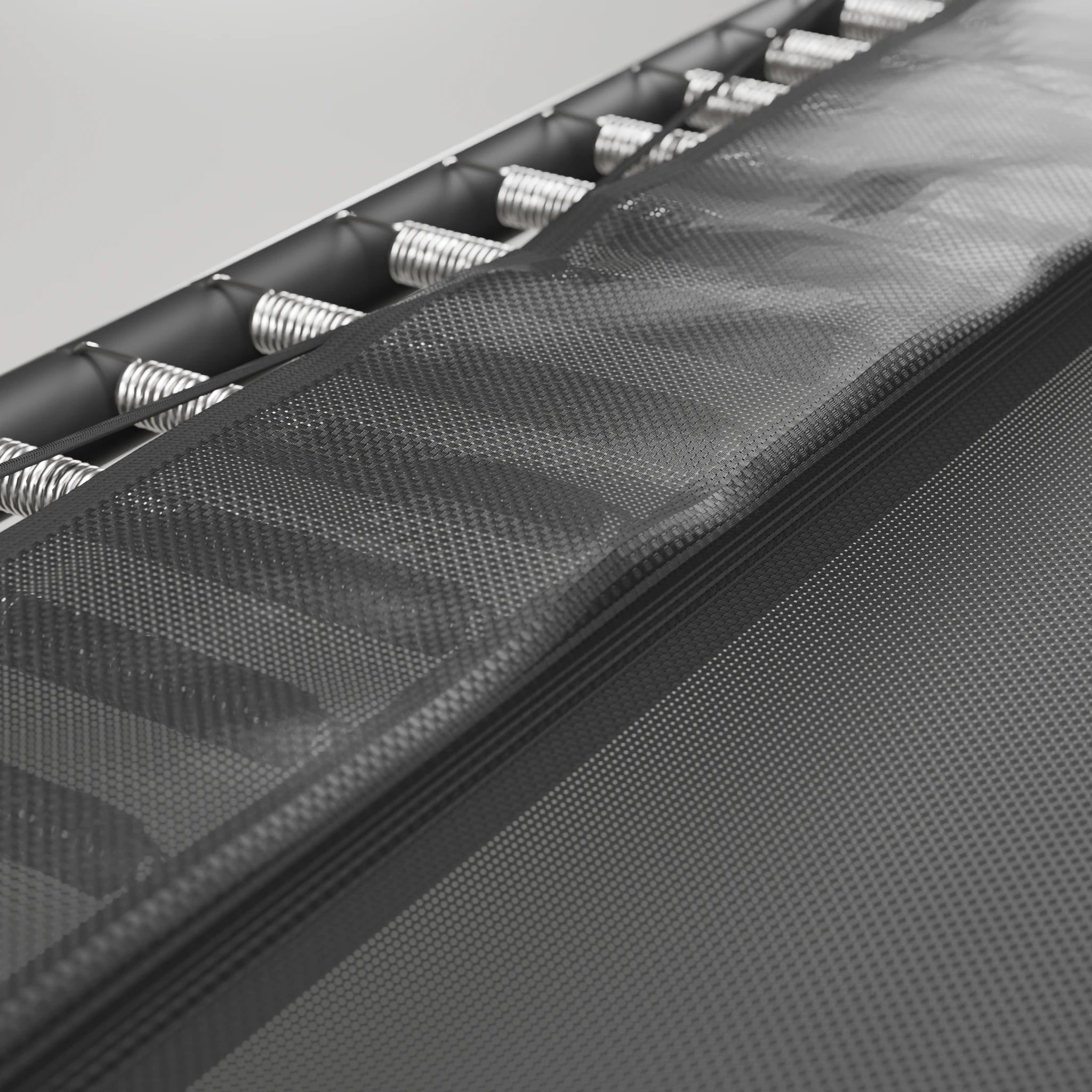 Detail of Acon 16 HD Trampoline's dual-layer SafeMat.