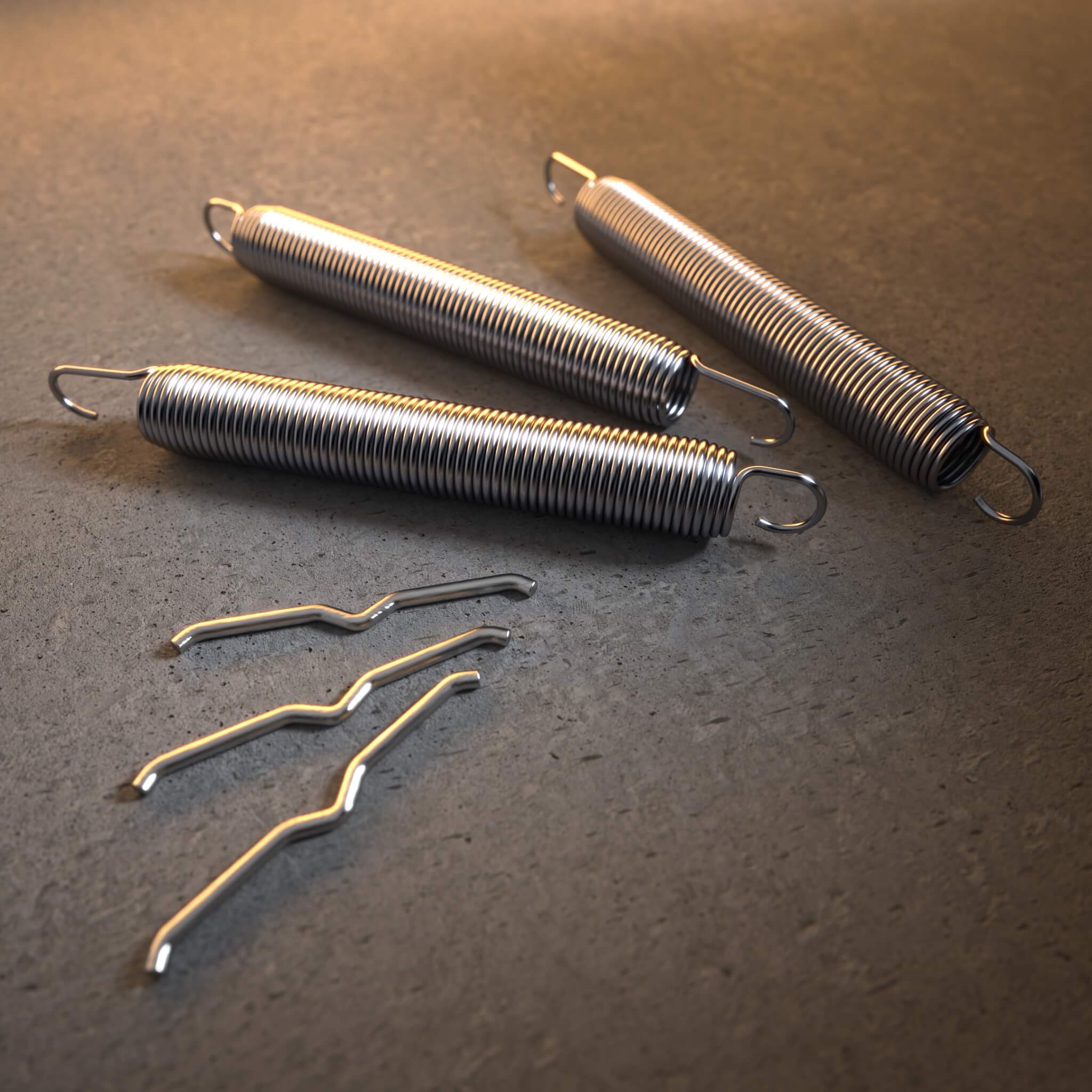 Acon X Springs and brackets.