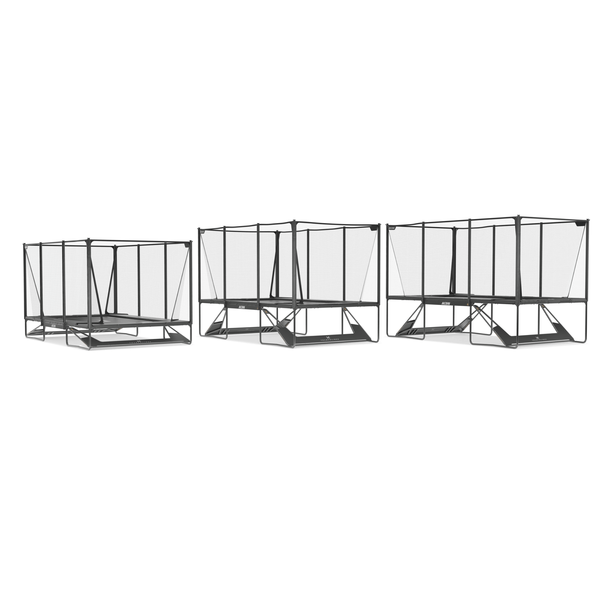 Acon X Custom Height Kit for 17ft Rectangular Trampoline | Upgrade