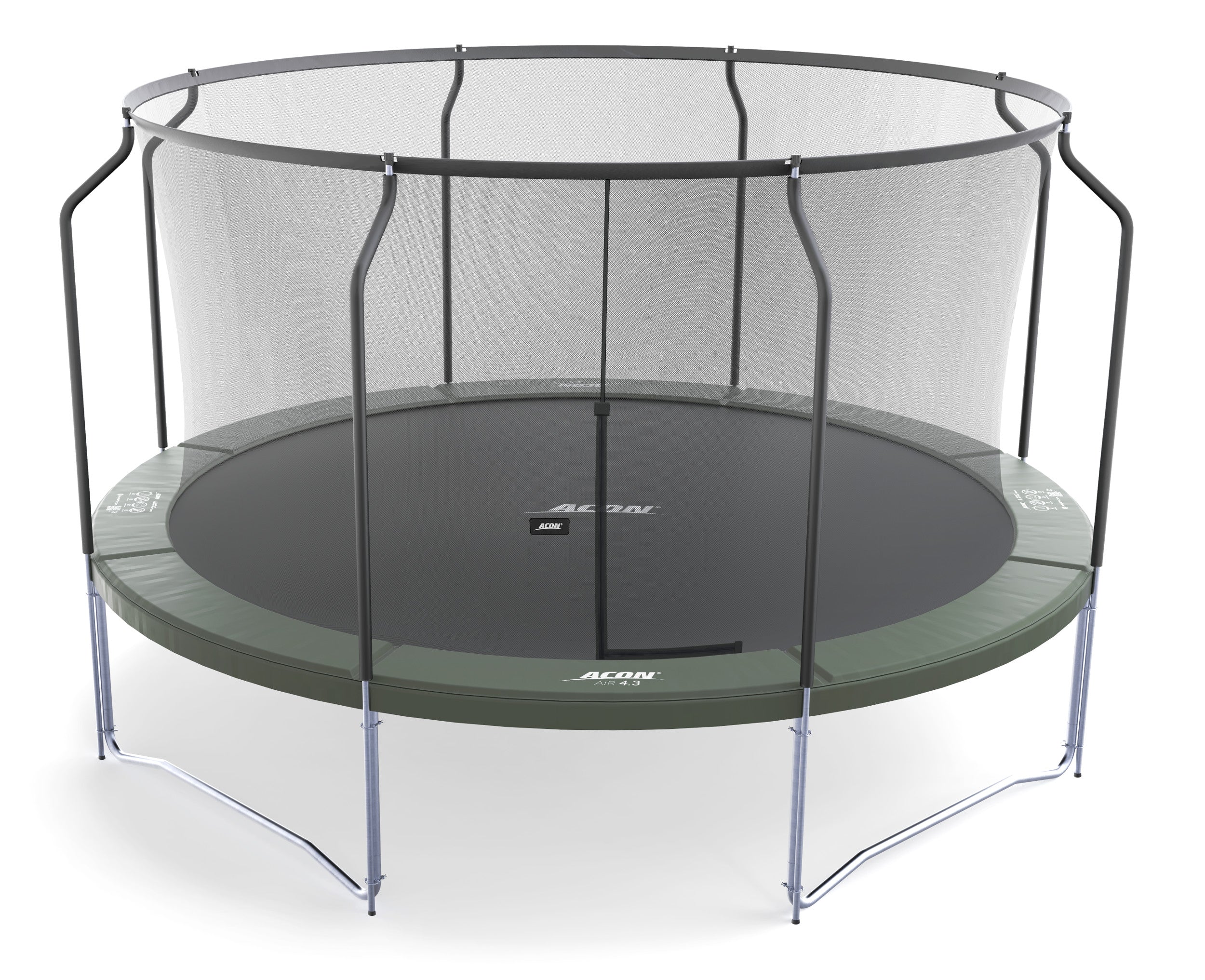 Trampoline veiligheidsnet Berg 330 cm Deluxe - Compleet vangnet Trampoline veiligheidsnet Berg 330 cm Deluxe - Compleet vangnet