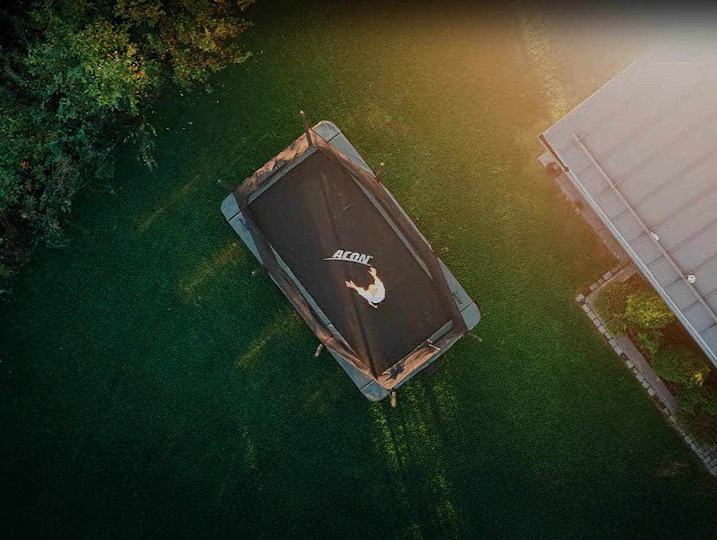 Acon family trampoline video placeholder image.