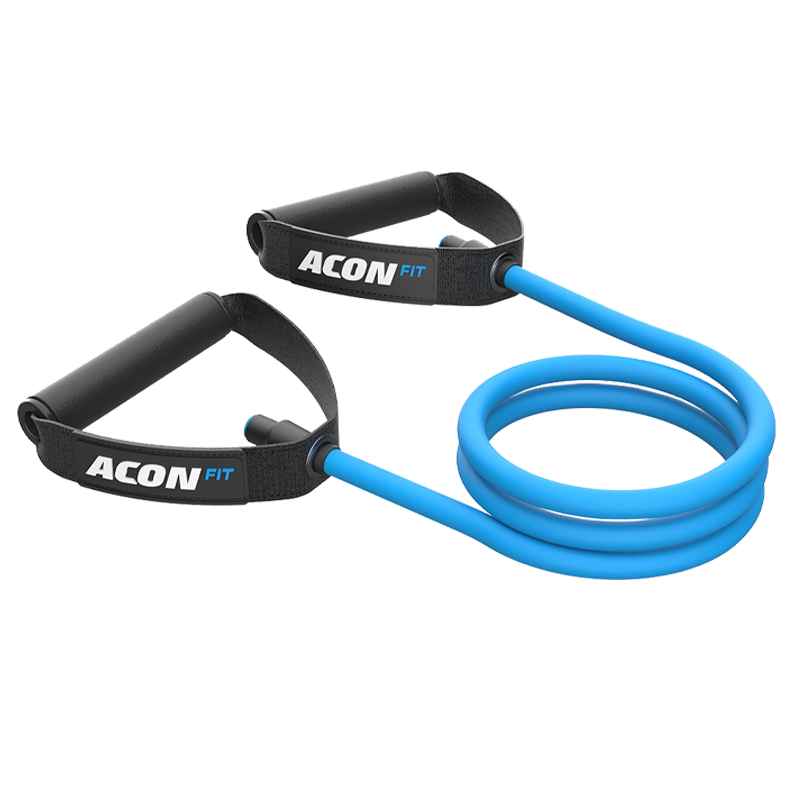 Flat resistance band with handles 2025