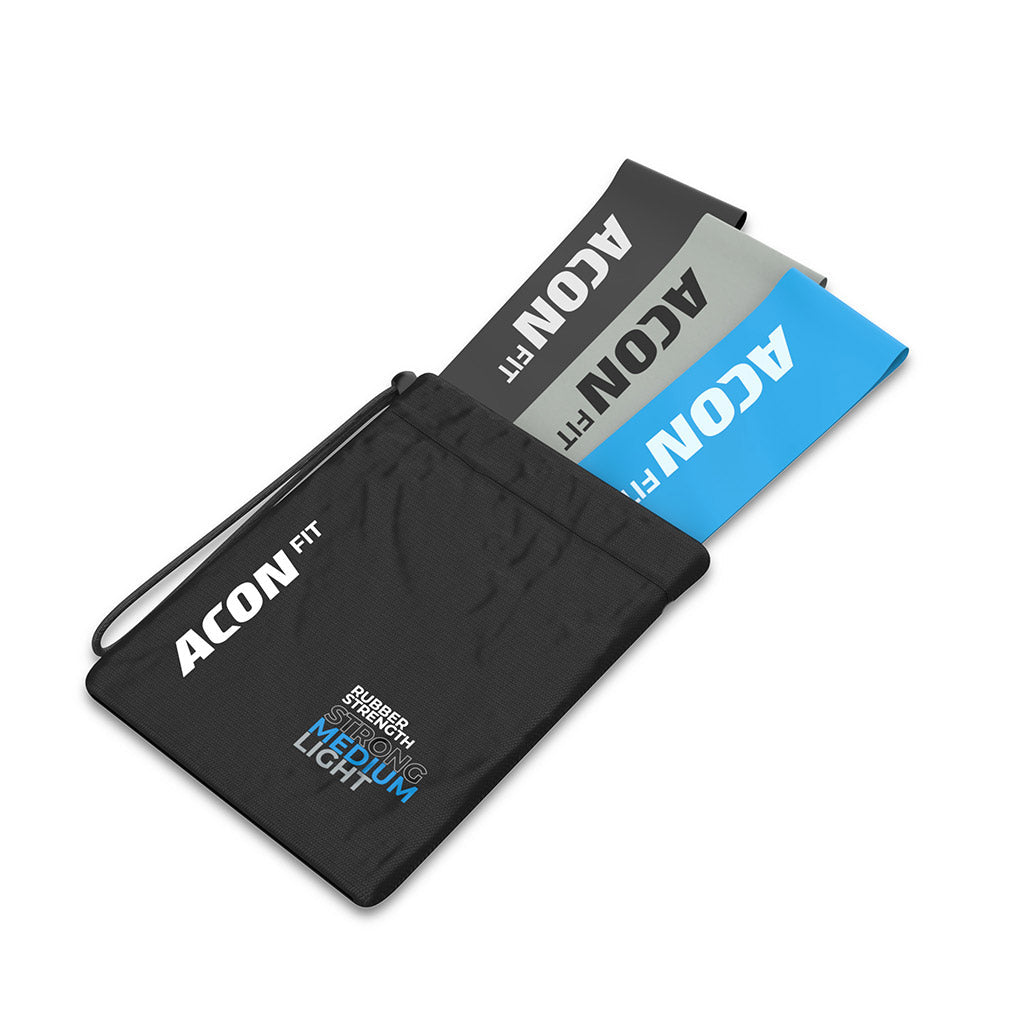 ACON Fit Resistance Bands 3-Piece Set for Fitness Training