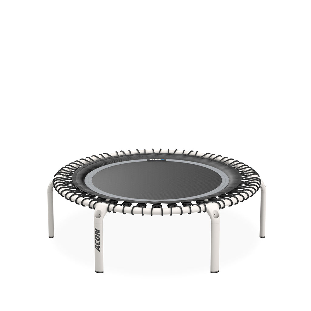 ACON Fit 44in Round Rebounder White Fitness Trampoline