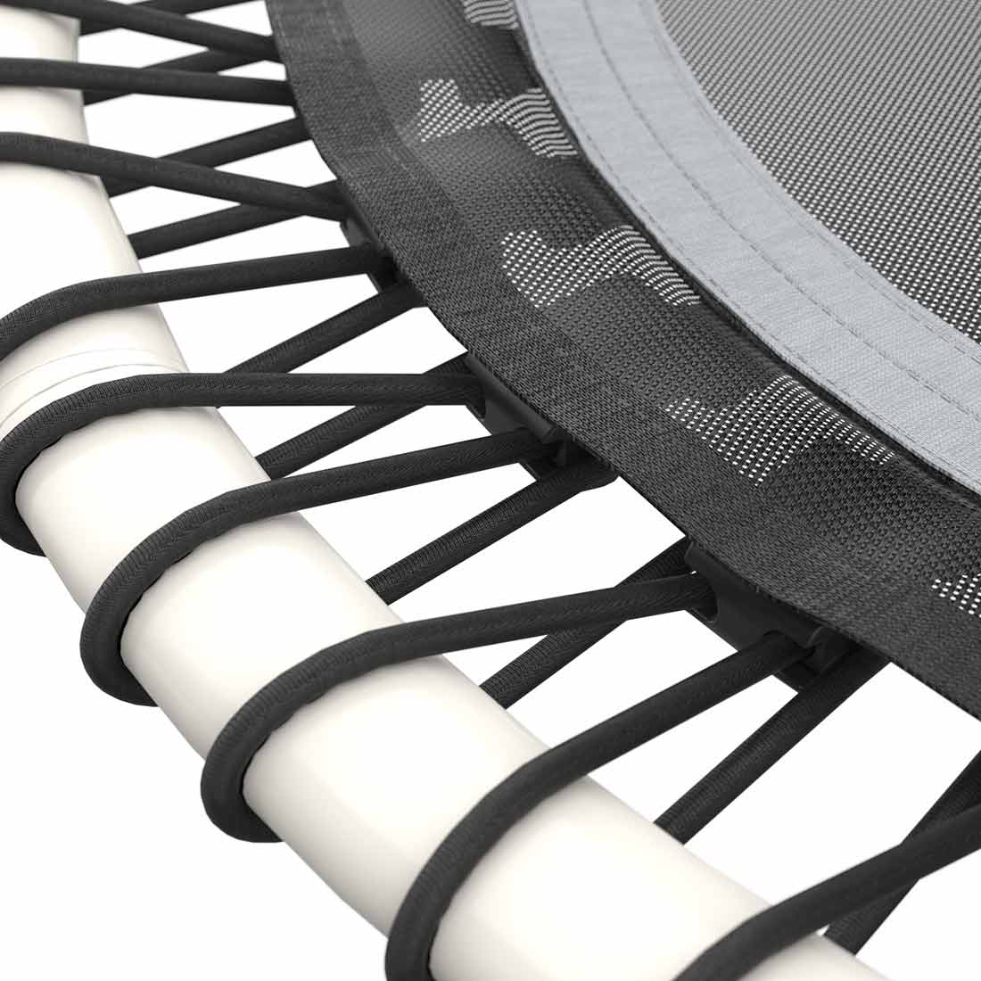 ACON Fit 44in Round Rebounder White Fitness Trampoline
