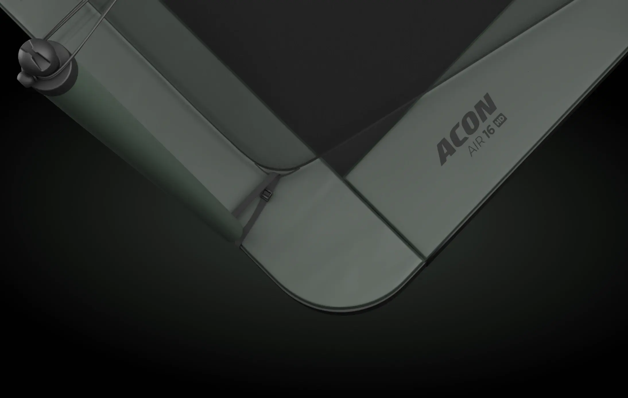 Detail image of padding on Acon trampoline