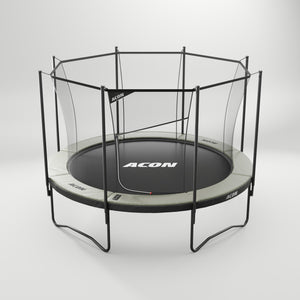 ACON Air 12ft Round Trampoline with Safety Net and Ladder