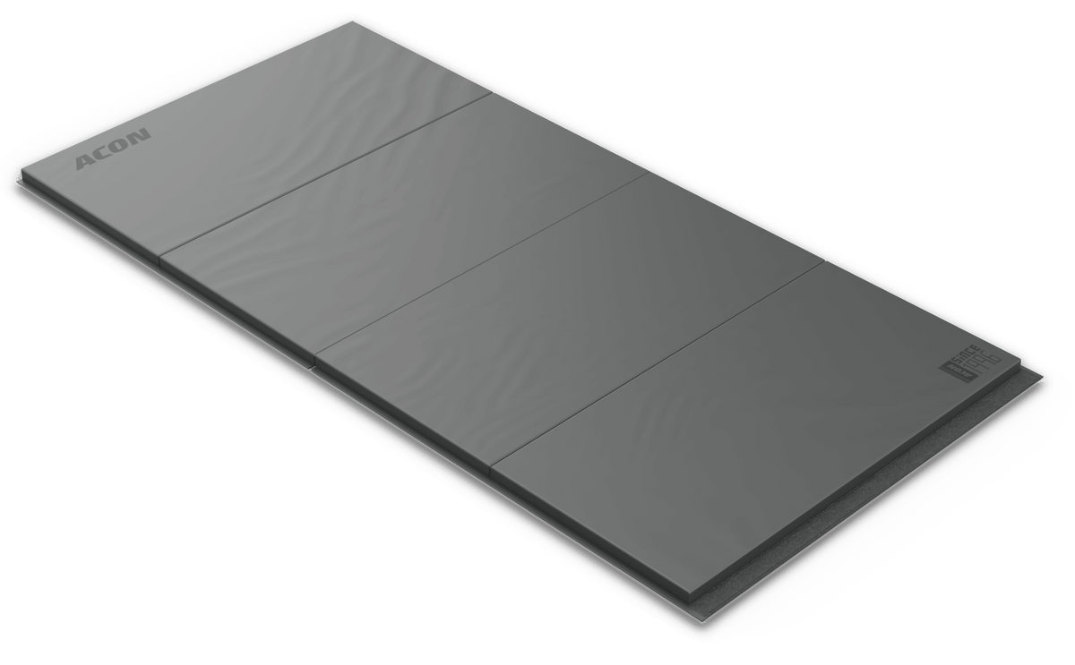 Acon foldable gymnastics mat, black.
