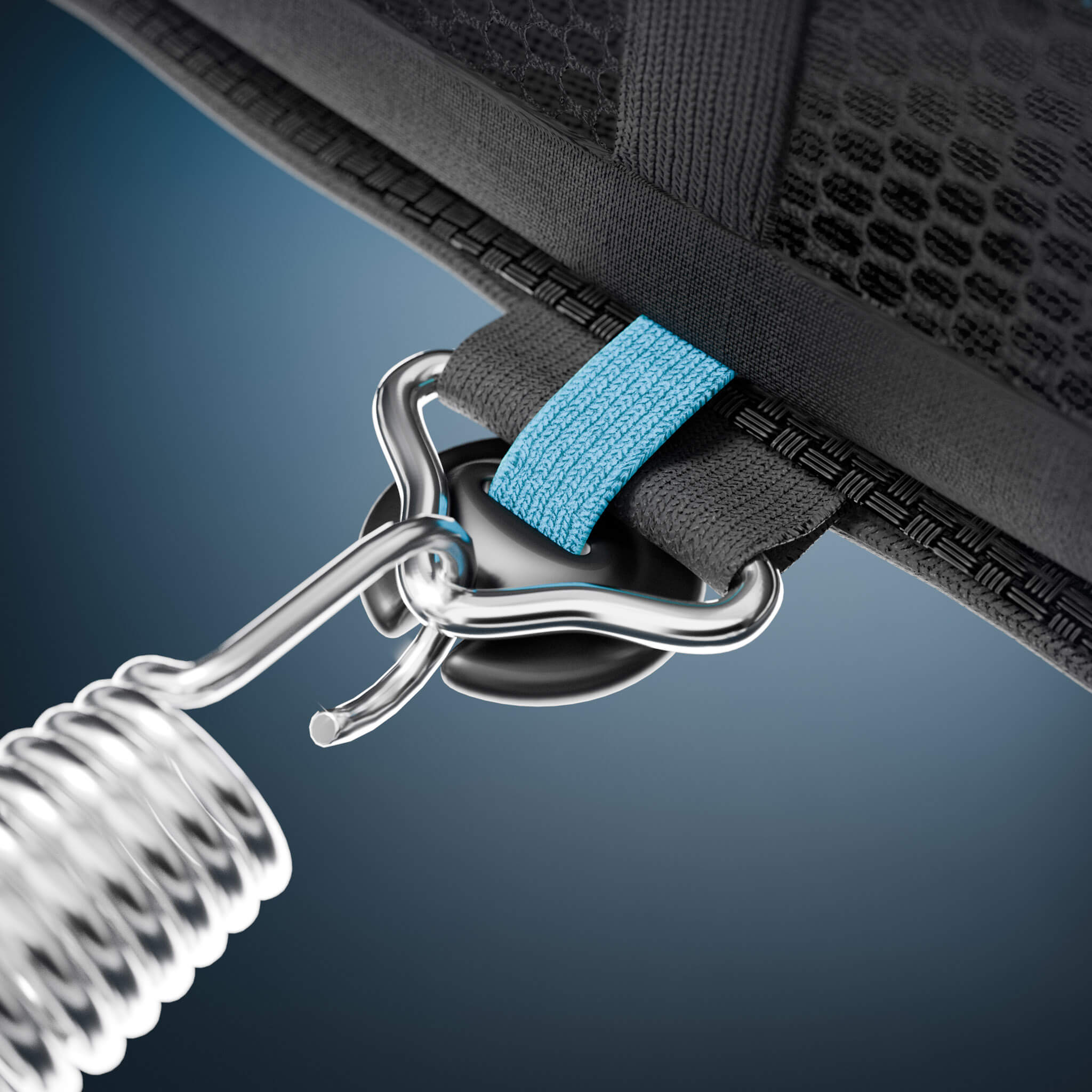 ACON Air 14ft Round Trampoline with Safety Net and Ladder (4)