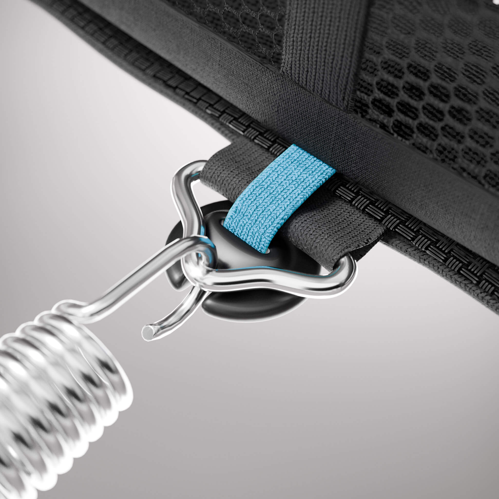 ACON Air 15ft Round Trampoline with Safety Net and Ladder (4)