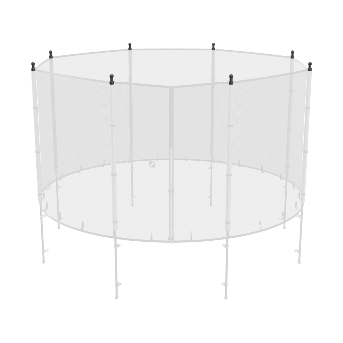 Picture that highlights the Plastic Caps of the ACON Standard Enclosure