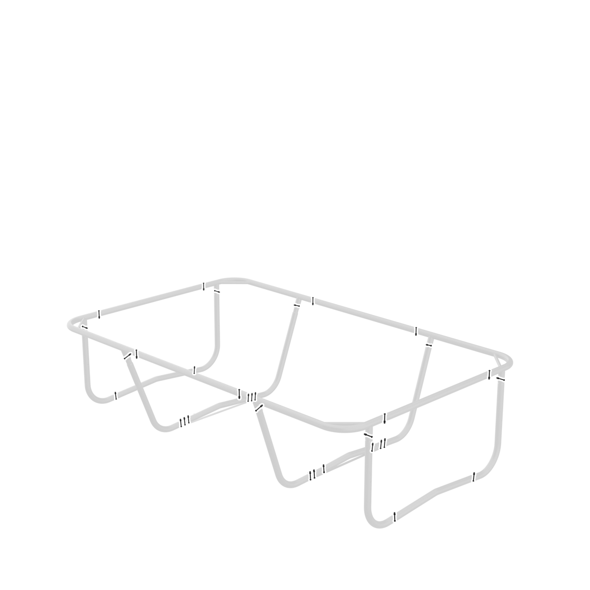 Picture that highlights the Hardware set on ACON 13/16 HD Trampoline