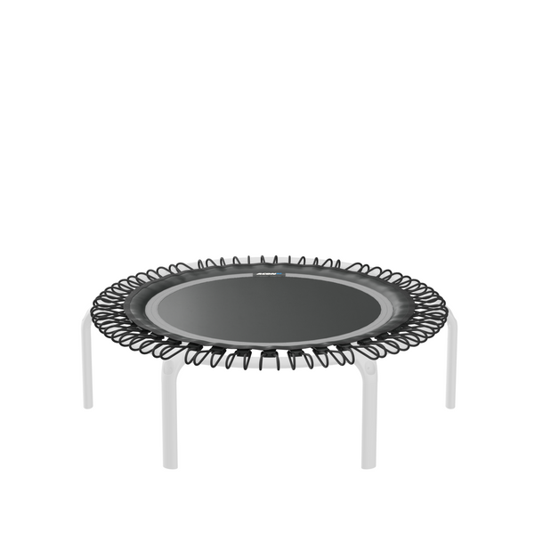 Replacement Trampoline Jumping Mat - 75cm Round With Hooks, Fits 38" Frame, Heavy-Duty Black Mesh
