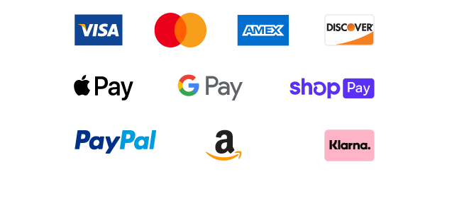 We offer multiple, secure payment methods
