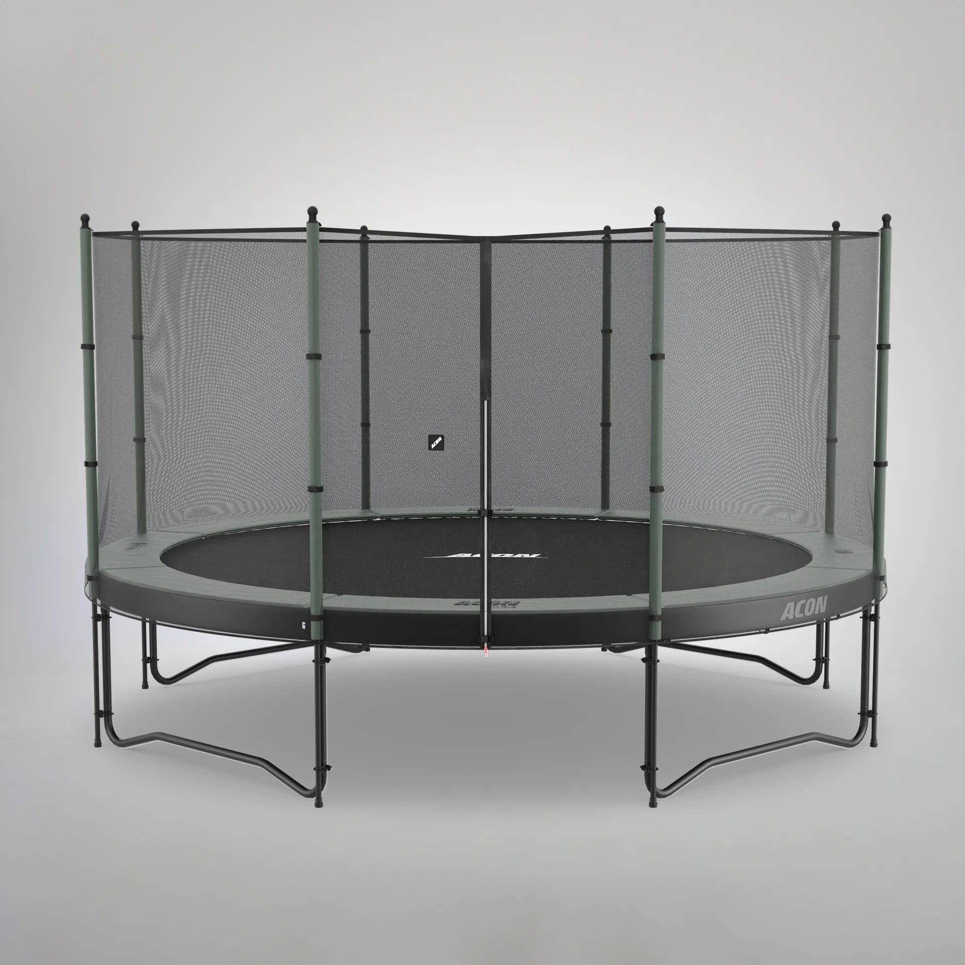 Placeholder image for round Acon Trampoline with Standard Net Assembly video.