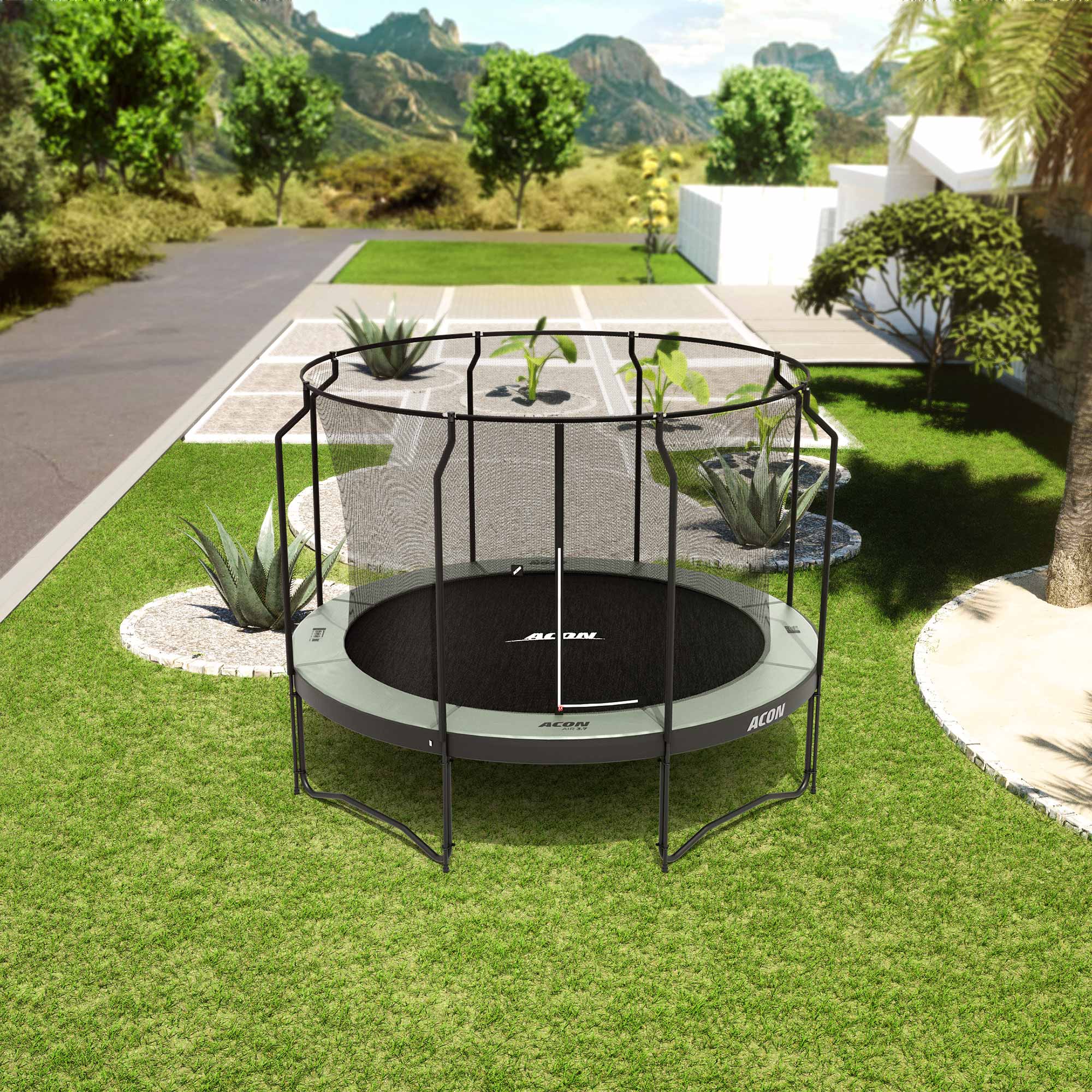 ACON Air 12ft Round Trampoline with Premium Net – Distributacon Inc.