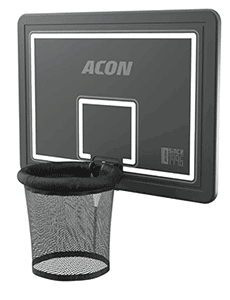 ACON Trampoline Basketball Hoop's RealSafe Rim.