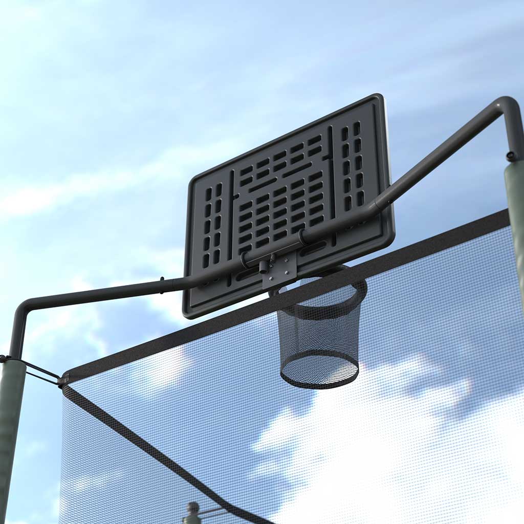 ACON Basketball Hoop for Rectangular Trampolines.