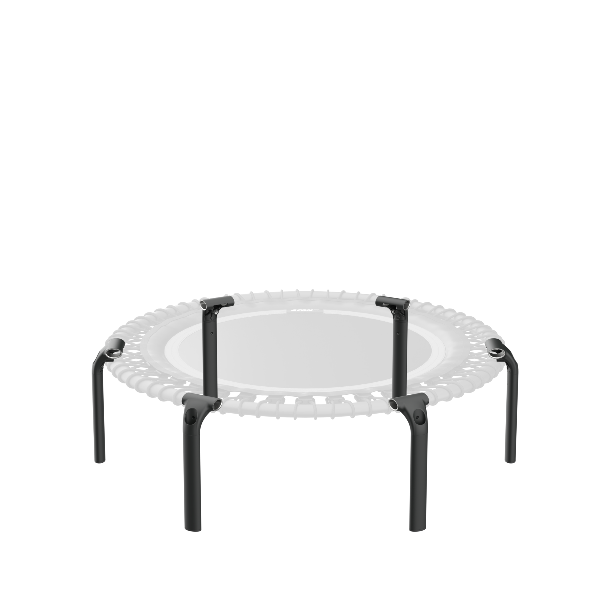 ACON FIT Trampoline with black frame legs