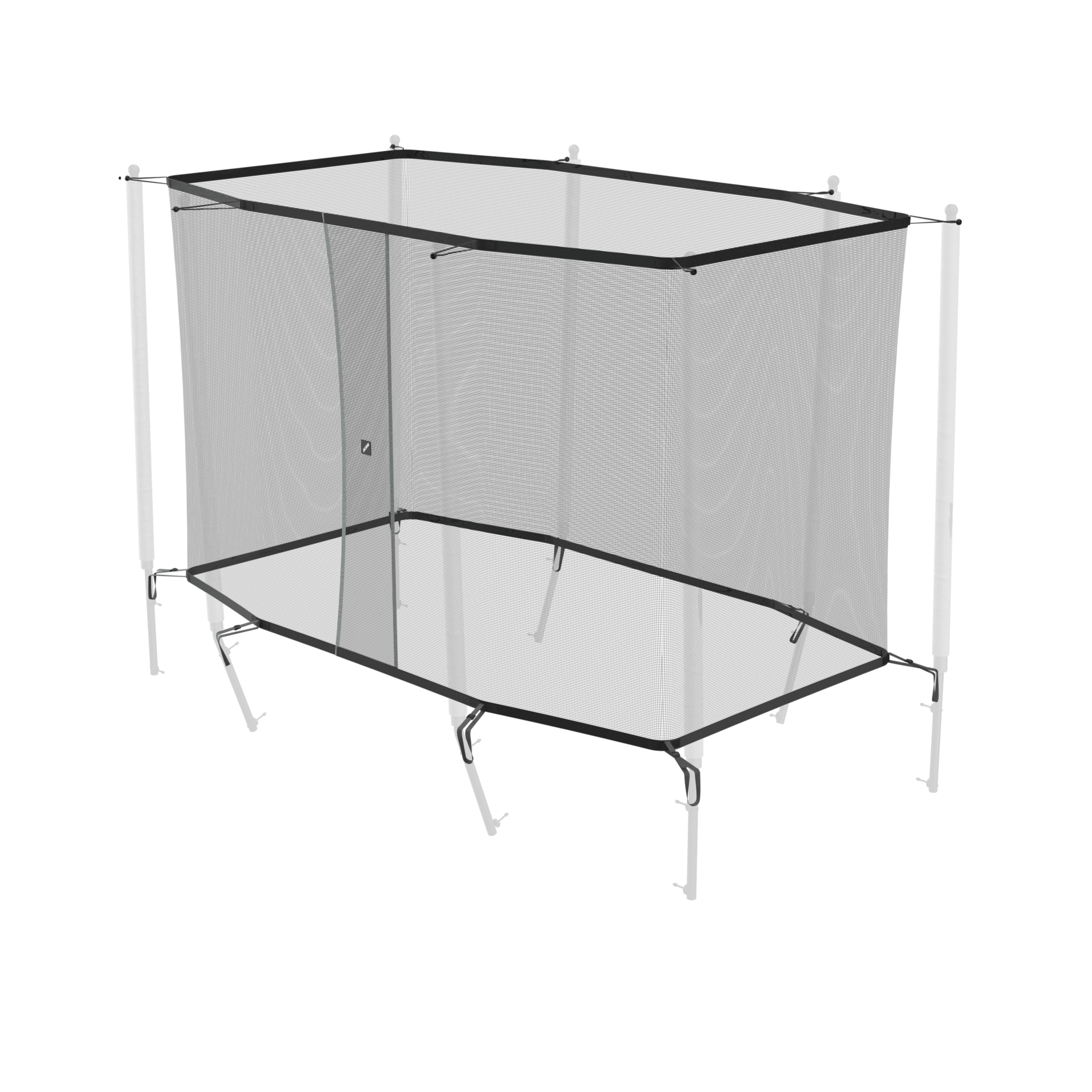 13 HD Replacement Safety Net for Rectangular Trampolines Enclosure on a white background