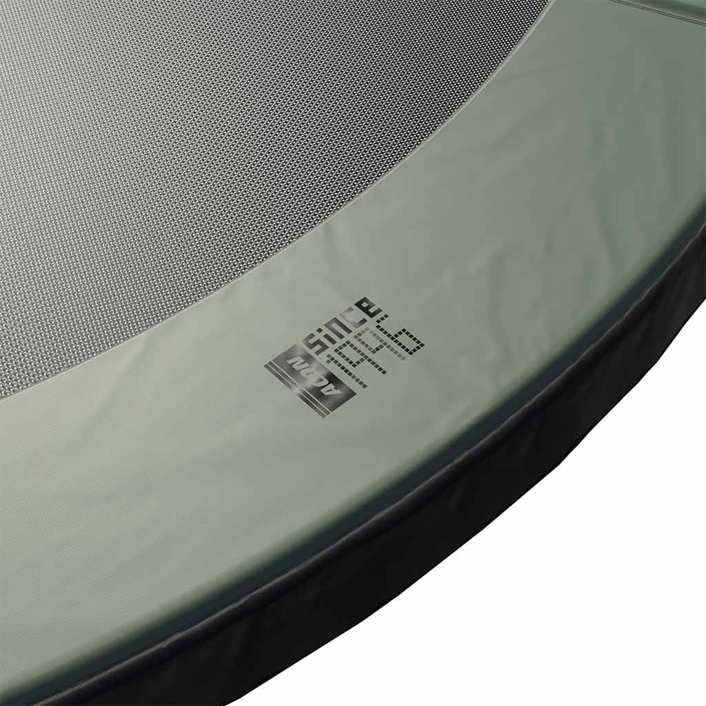 Detail of ACON Air 15ft Trampoline safety padding.