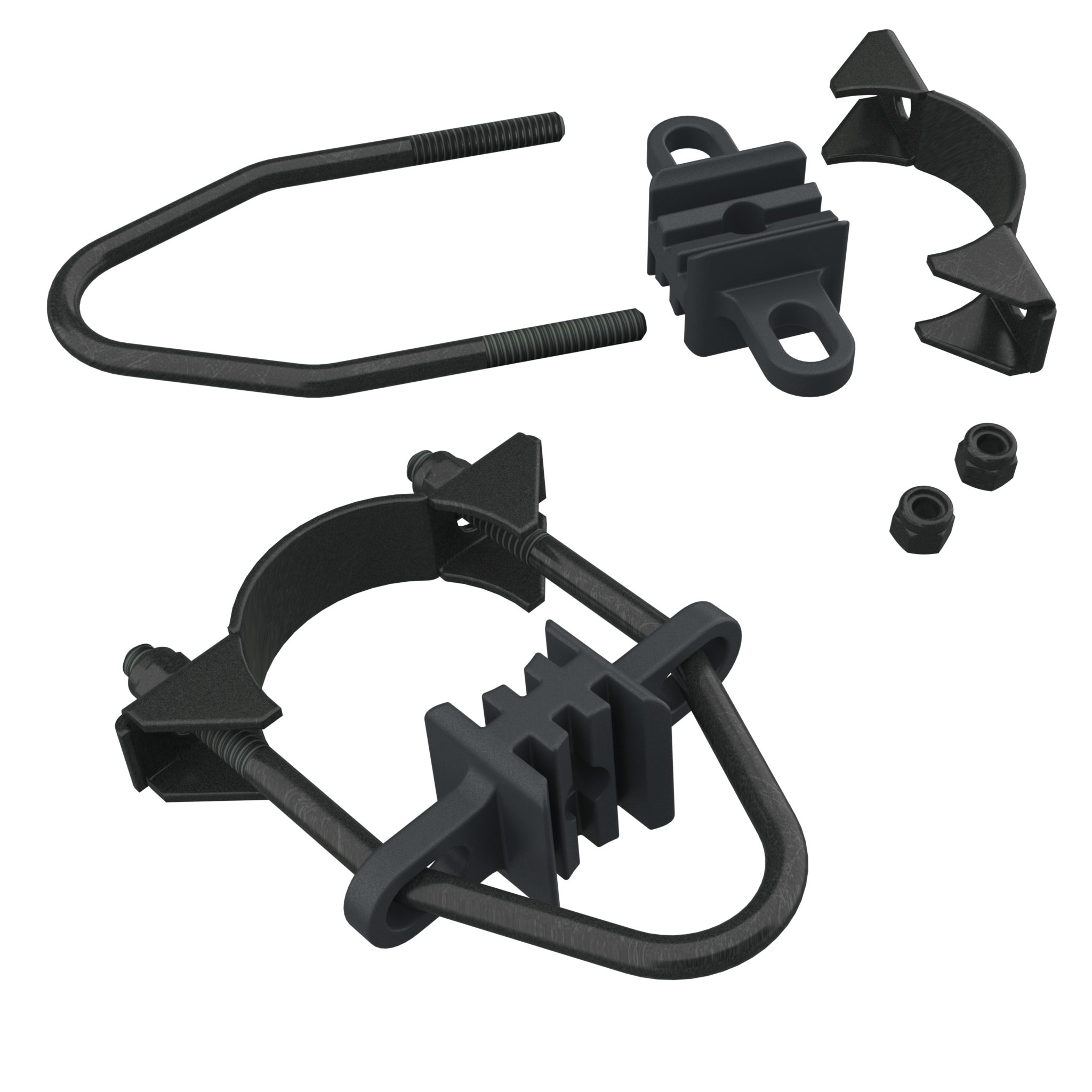 U-Bolt clamp assembly package for ACON Premium enclosure 16pcs